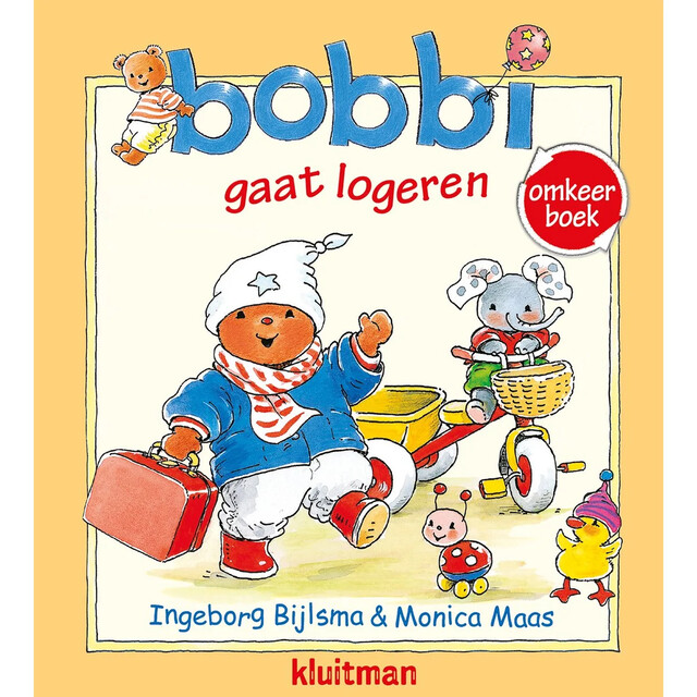 Product image 1 of Bobbi Omkeerboek - Bobbi gaat logeren /Knuffel kwijt